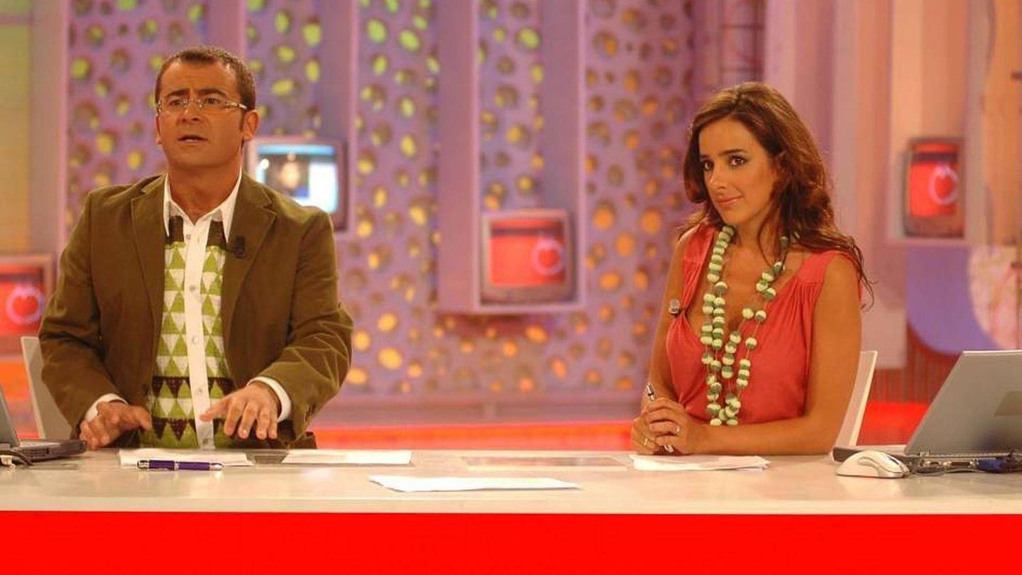 Jorge Javier Vázquez y Carmen Alcayde en 'Aquí hay tomate'. (Mediaset)