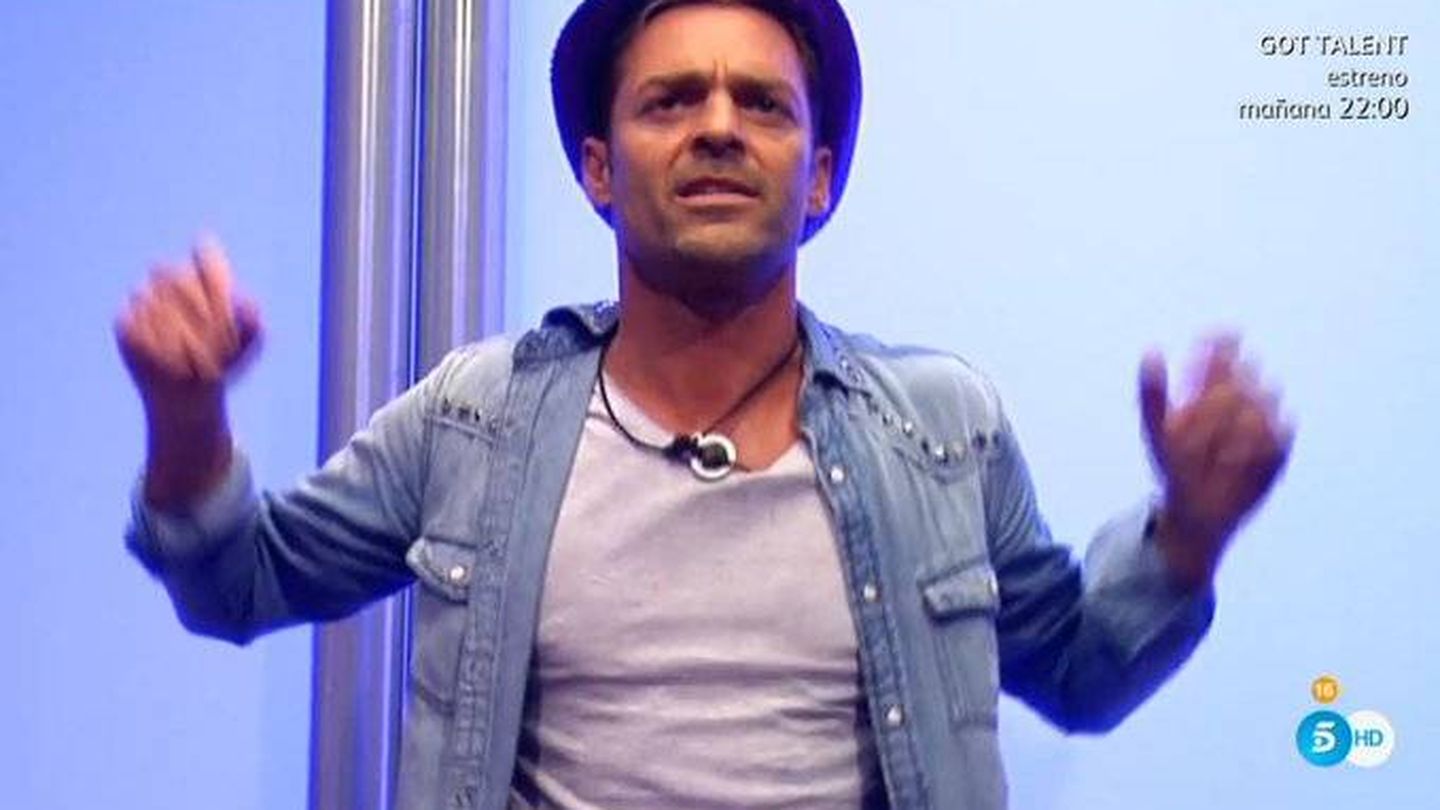Hugo Castejón, en 'GH VIP 7'. (Telecinco)