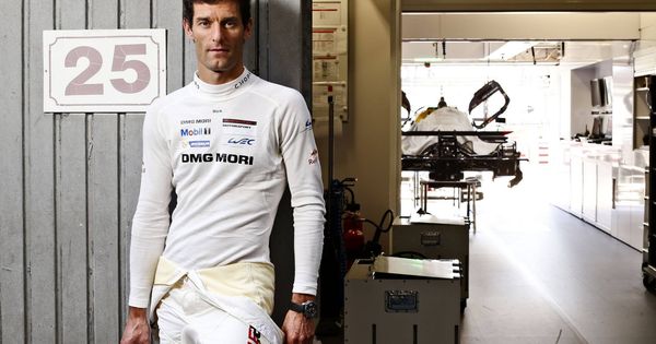 Foto: Mark Webber en su última época como piloto de resistencia.