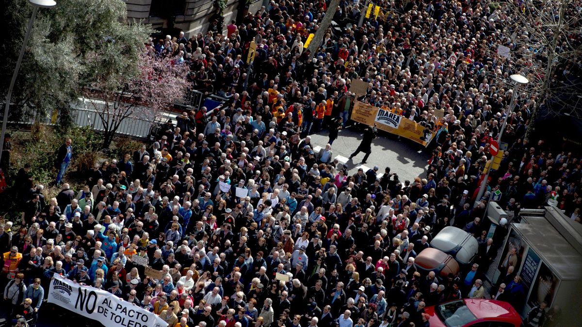 Rajoy fracasa al calmar a los pensionistas: cientos de miles de jubilados toman la calle