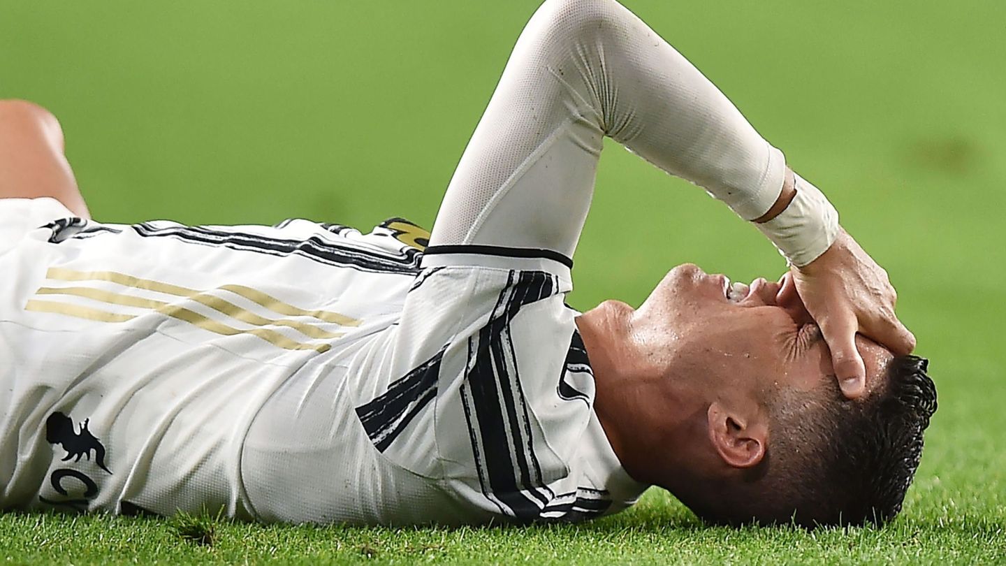 Cristiano Ronaldo en la derrota contra el Milan. (Efe)