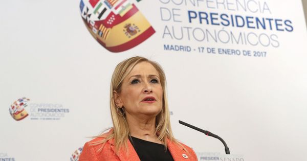 Foto: La presidenta de la Comunidad de Madrid, Cristina Cifuentes, en la Conferencia de Presidentes (Efe)