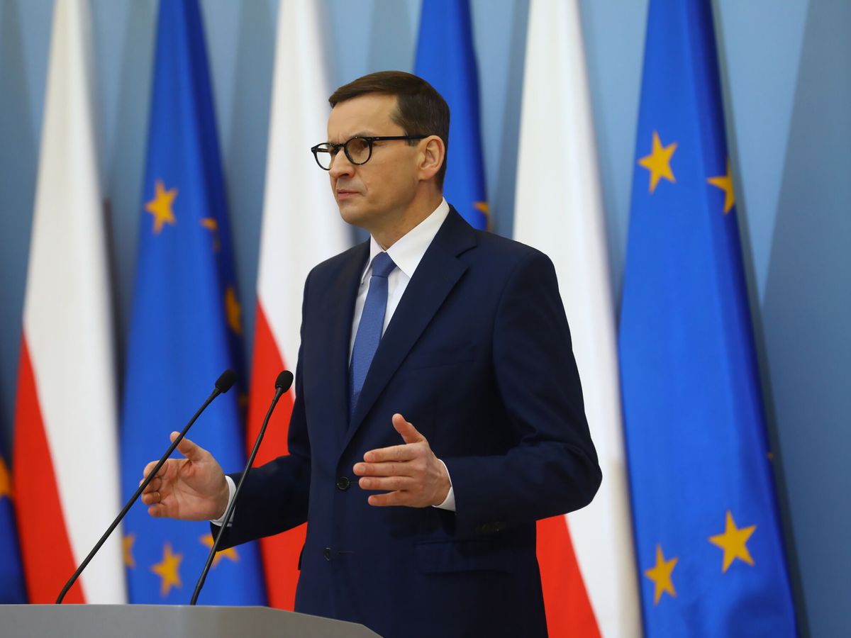 Foto: El primer ministro de Polonia, Mateusz Morawiecki. (EFE/Rafal Guz)