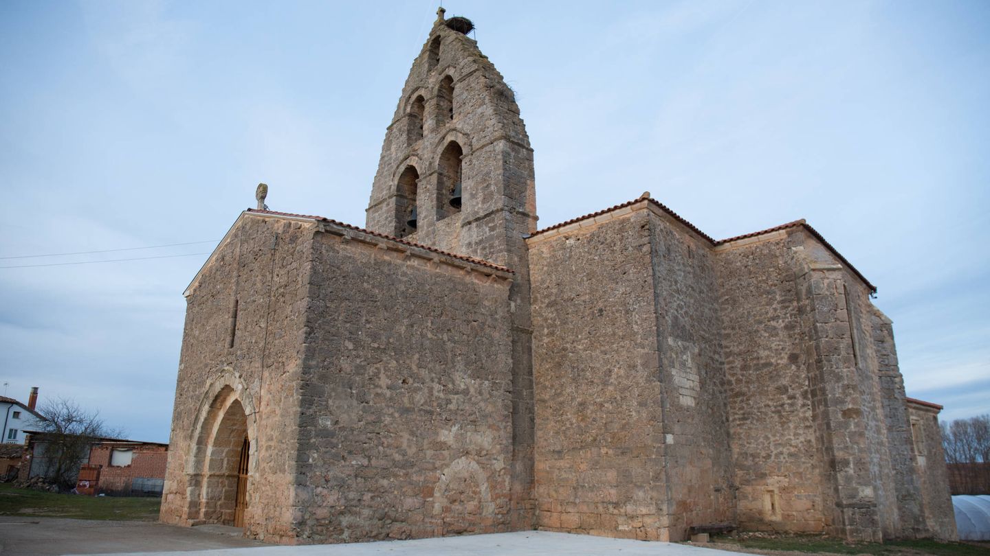 Iglesia de San Román, en Quintanilla de Riofresno (Burgos). (D. B.)