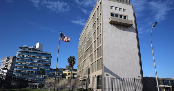 Foto: Embajada de EEUU en La Habana. (EFE)