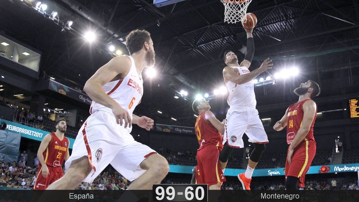España aplasta a Montenegro al ritmo del Chacho en su estreno en el EuroBasket