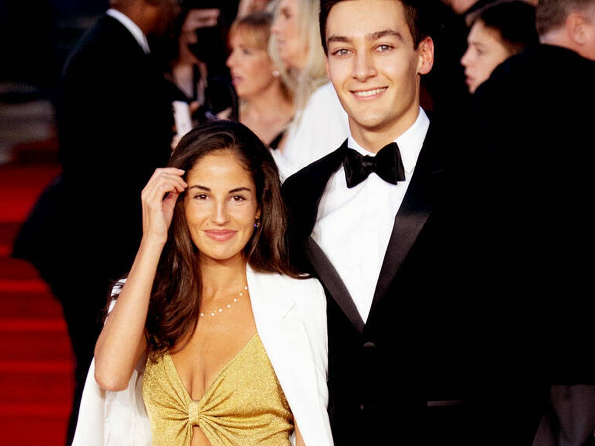 Foto: Carmen Montero Mundt y su novio en el estreno de 007. (Getty)