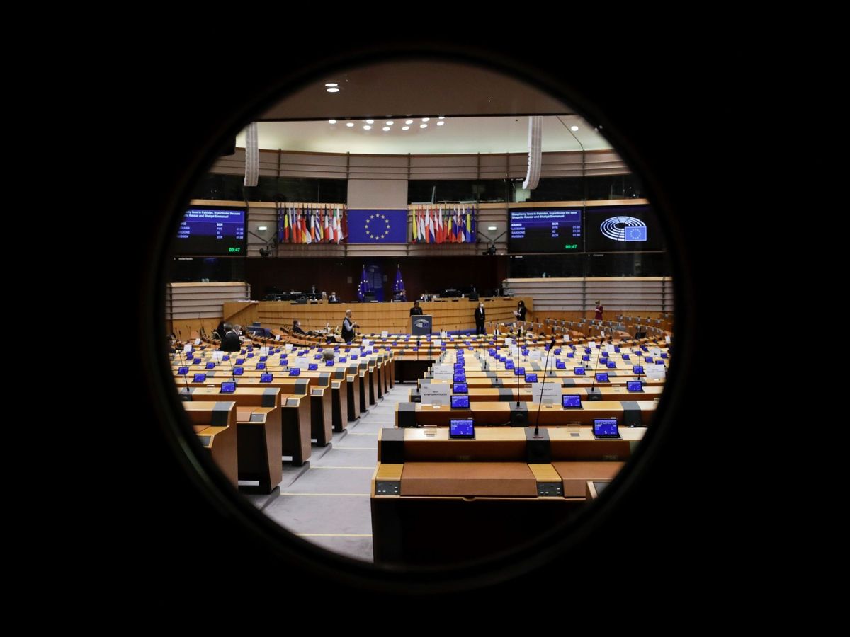 Foto: Vista general del Parlamento Europeo. (EFE/Olivier Hoslet)