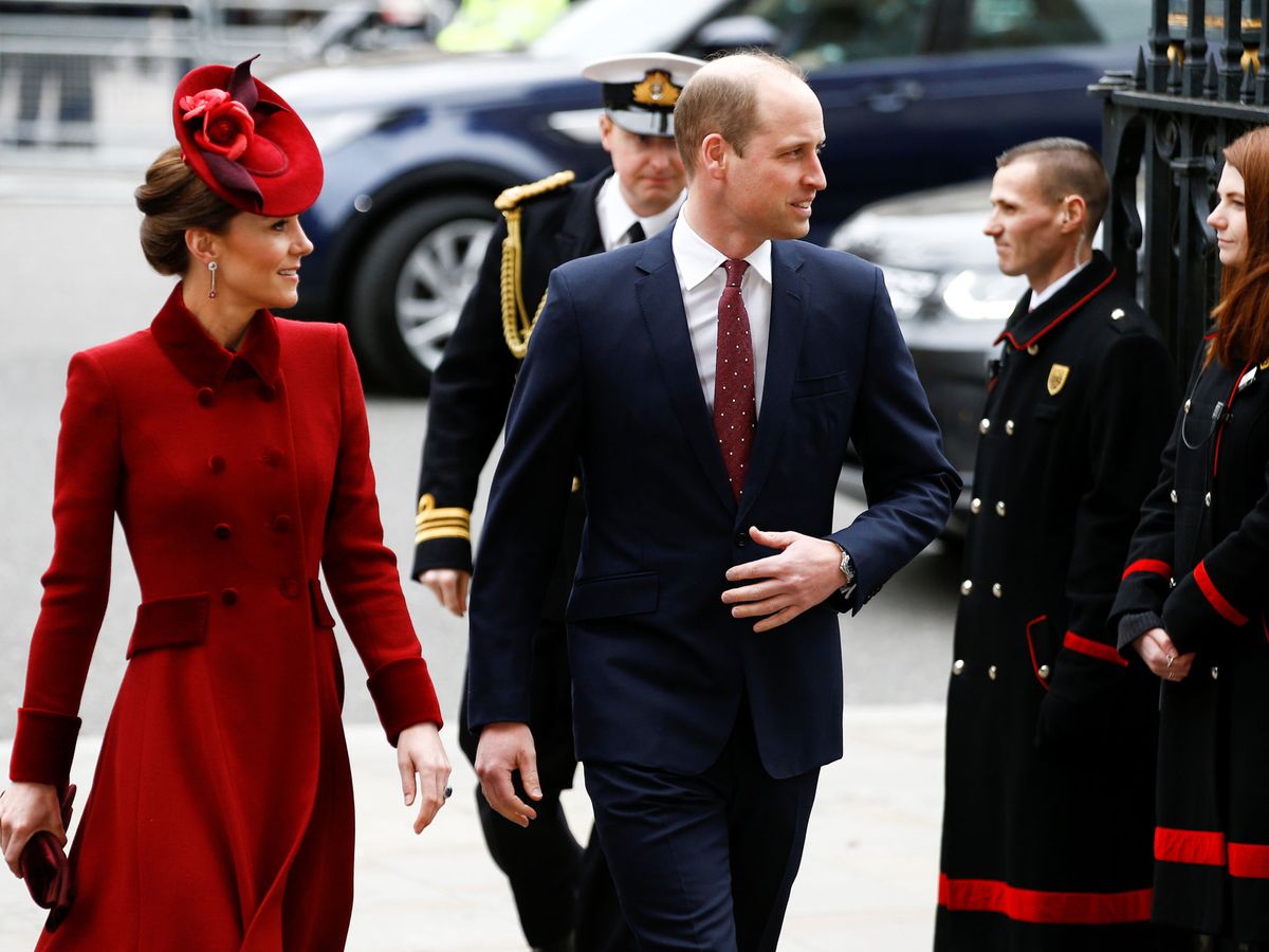 Foto: Los duques de Cambridge, a su llegada a Westminster. (Reuters)
