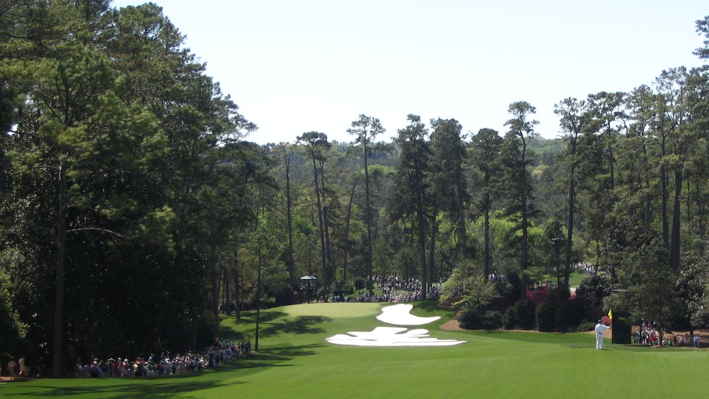 El hoyo 10 del club de golf de Augusta, fundado en 1933. (Dominio público)