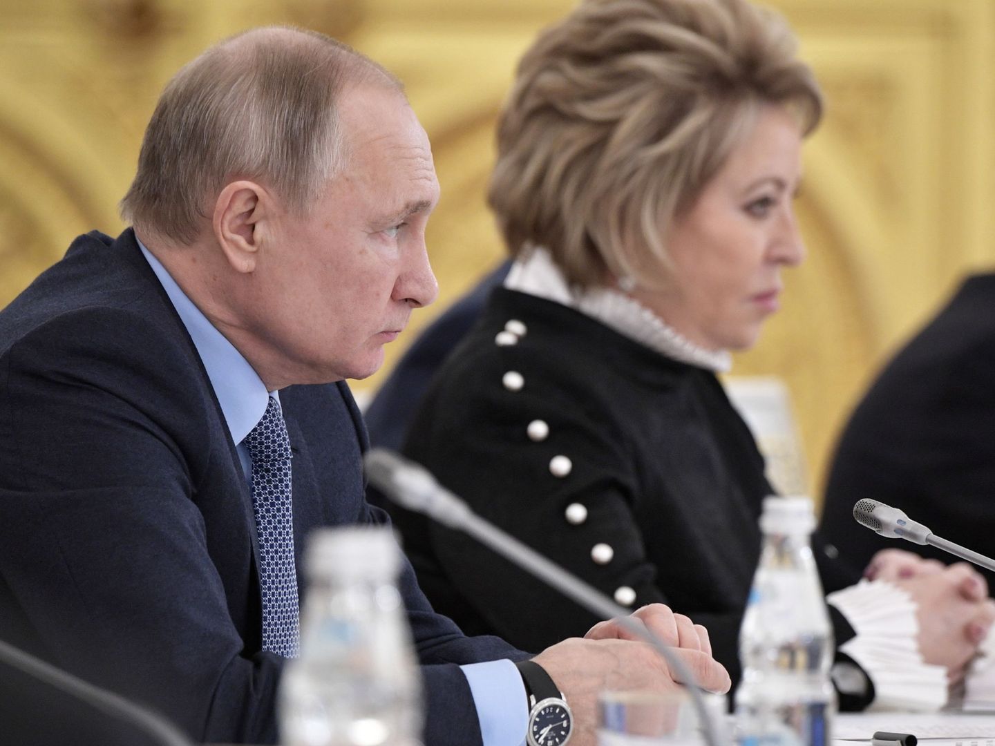 Putin, junto a Valentina Matviyenko. (EFE/EPA/Alexey Nikolsky)