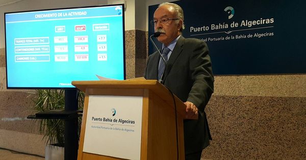 Foto: Manuel Morón, presidente de la Autoridad Portuaria de Algeciras. (APBA)
