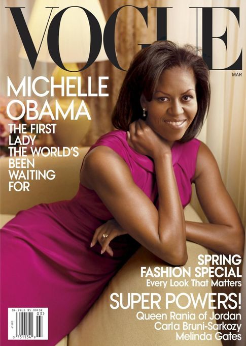 Portada de Vogue protagonizada por Michelle Obama