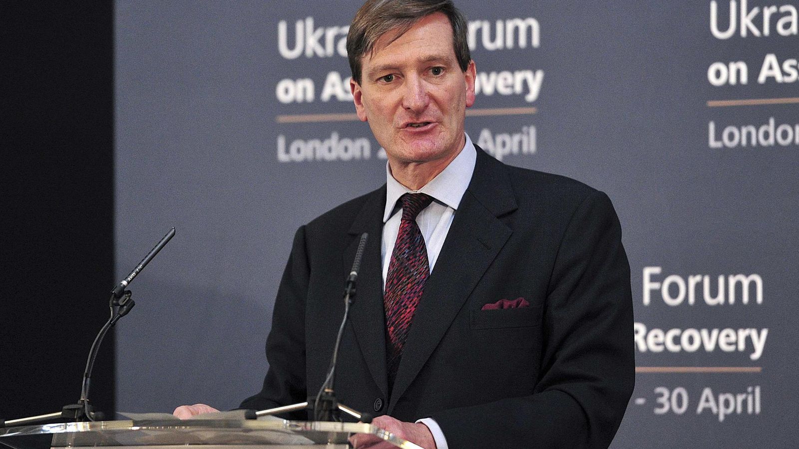Foto: Dominic Grieve, durante su intervención en un foro económico en Londres. (Reuters) 