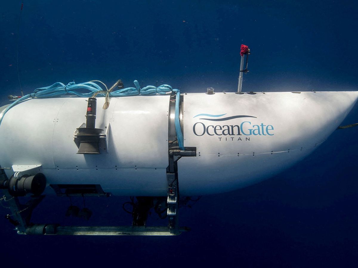 Foto: Un nuevo estudio explica por qué implosionó el sumergible Titan de OceanGate (OceanGate Expeditions/Reuters)
