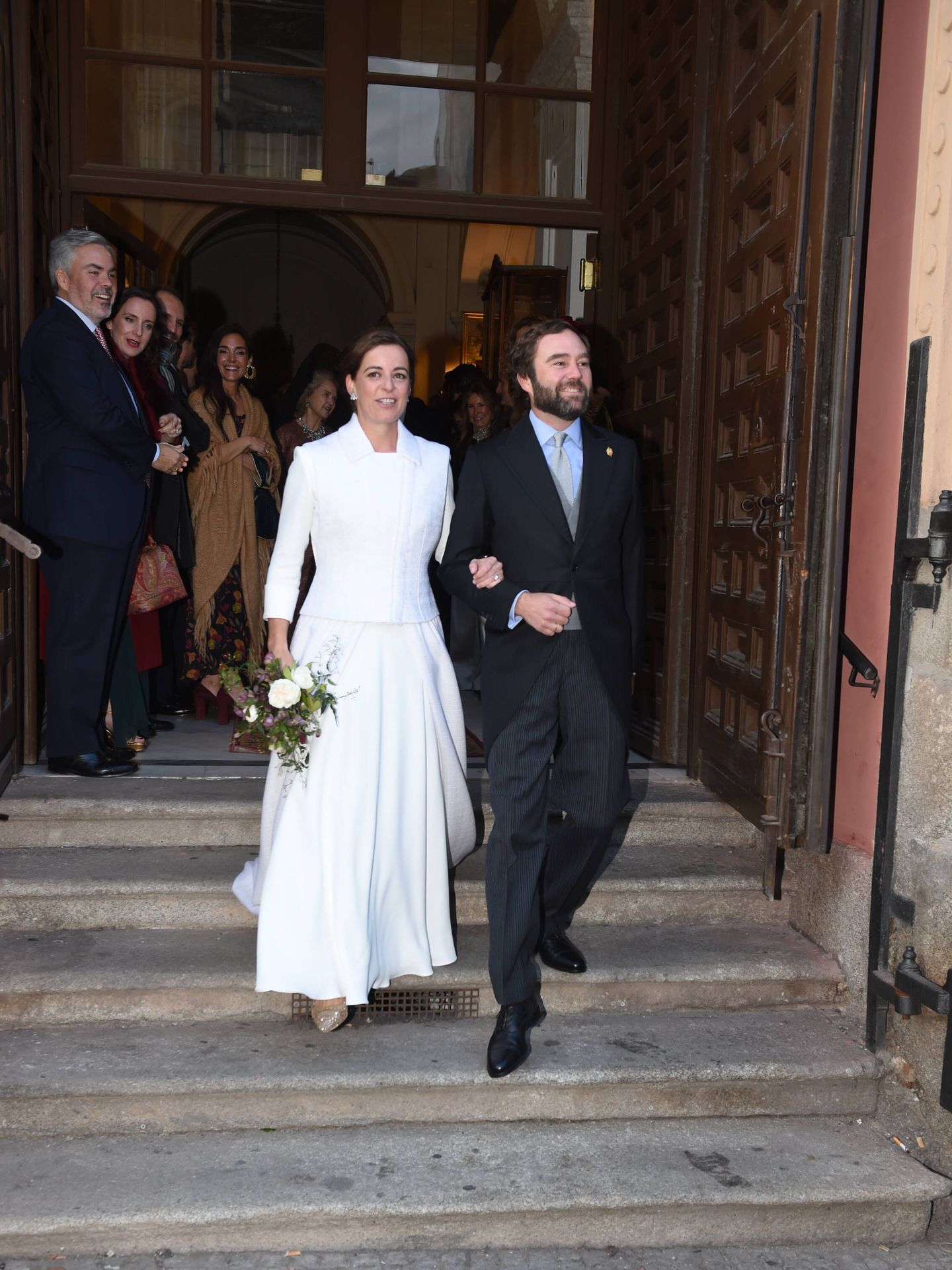 Felipe Matossian e Ina Morenés, recién casados. (LP)