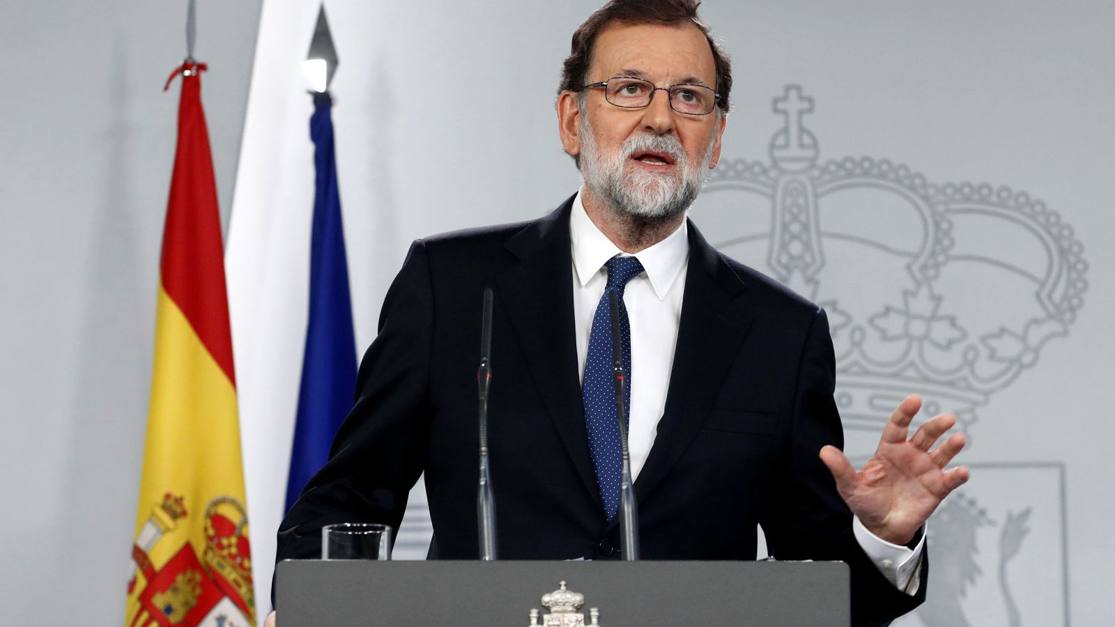 Foto: Mariano Rajoy anuncia las medidas del 155. (Reuters)