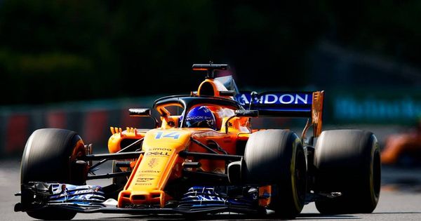 Foto: Alonso, en el GP de Hungría McLaren. (Foto: @McLarenF1)