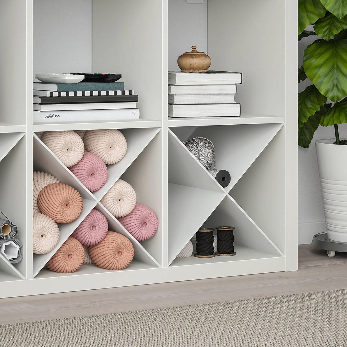 Estas estanterías de IKEA son geniales para separar ambientes y ganar estilo
