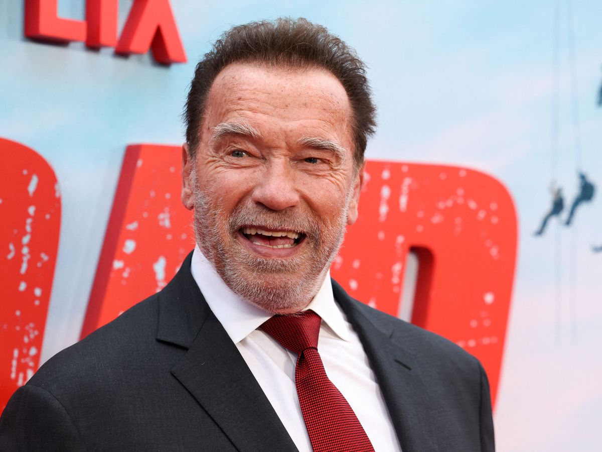 Foto: Arnold Schwarzenegger, en mayo pasado, en la 'premiere' en Los Ángeles de la serie de Netflix 'Fubar'. (Reuters/Mario Anzuoni)
