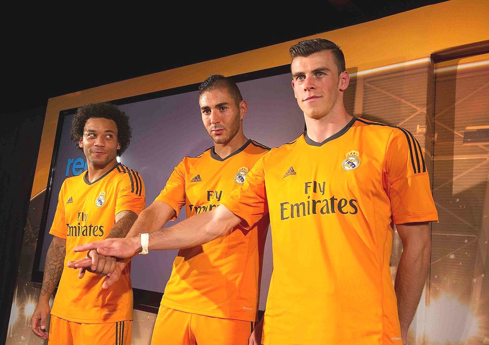 Foto: El Real Madrid jugará hoy de naranja en Turín.