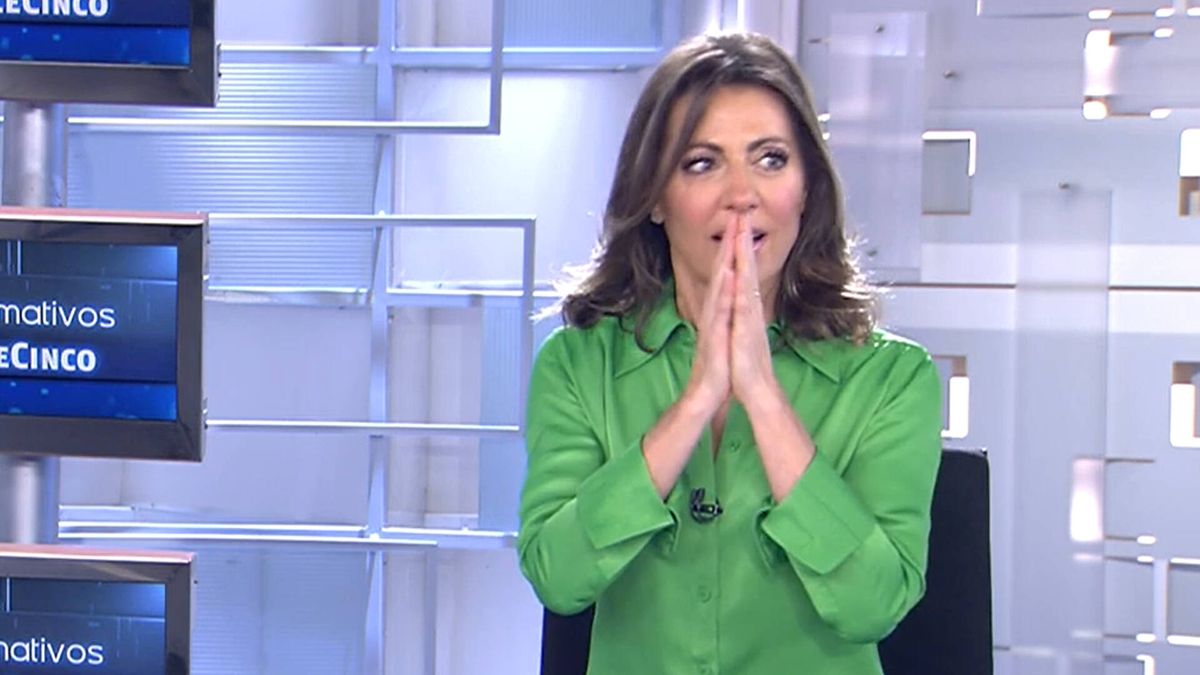 José Ribagorda interrumpe a Ángeles Blanco tras el tremendo lapsus de la presentadora