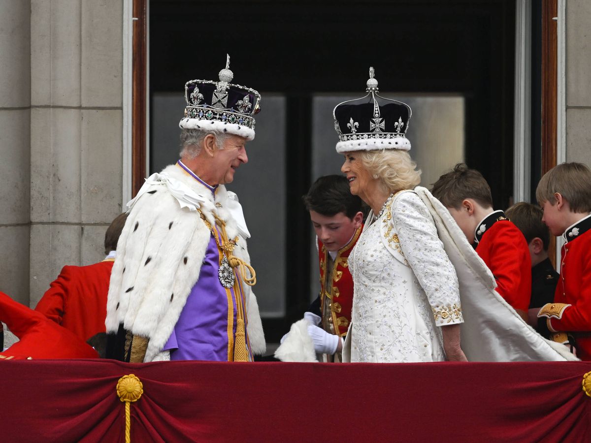 Foto: La coronación de Carlos III y la reina Camila. (Getty)