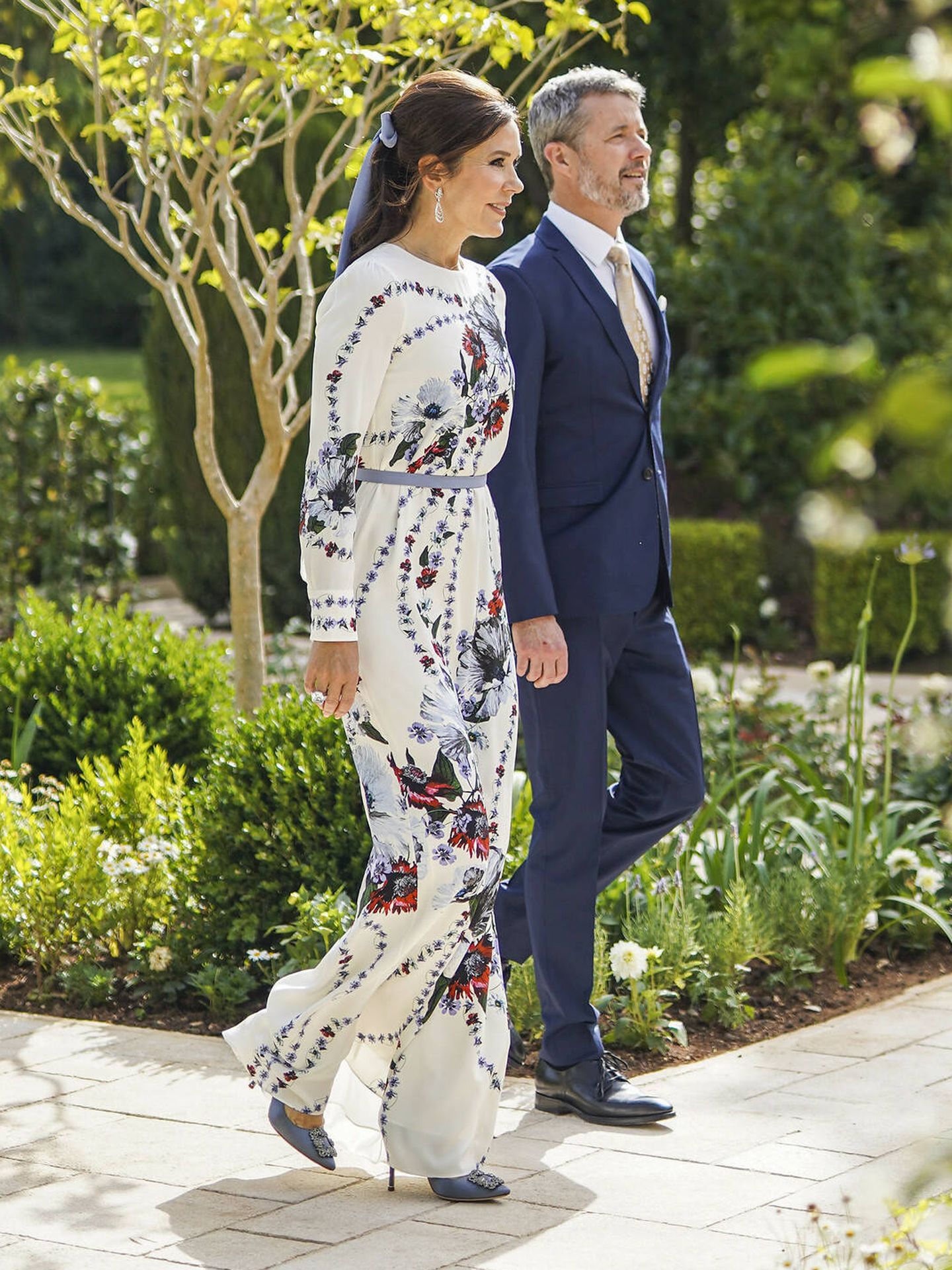 Federico y Mary de Dinamarca en la boda de Hussein de Jordania. (RHC)