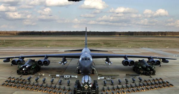 Foto: Espectácular capacidad de carga del B-52H (USAF)