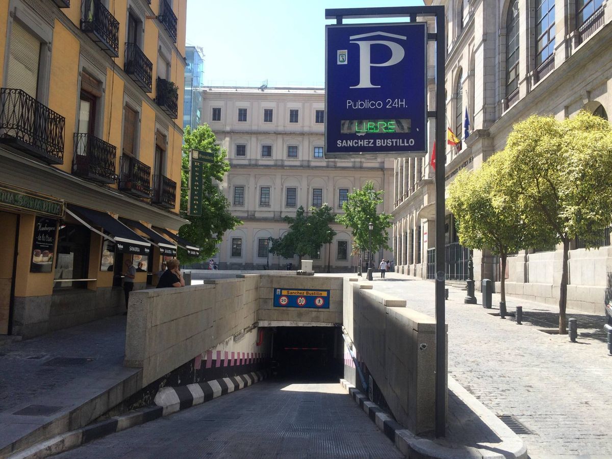Foto: 'Parking' de Sánchez Bustillo, en Atocha. (ParkMe)