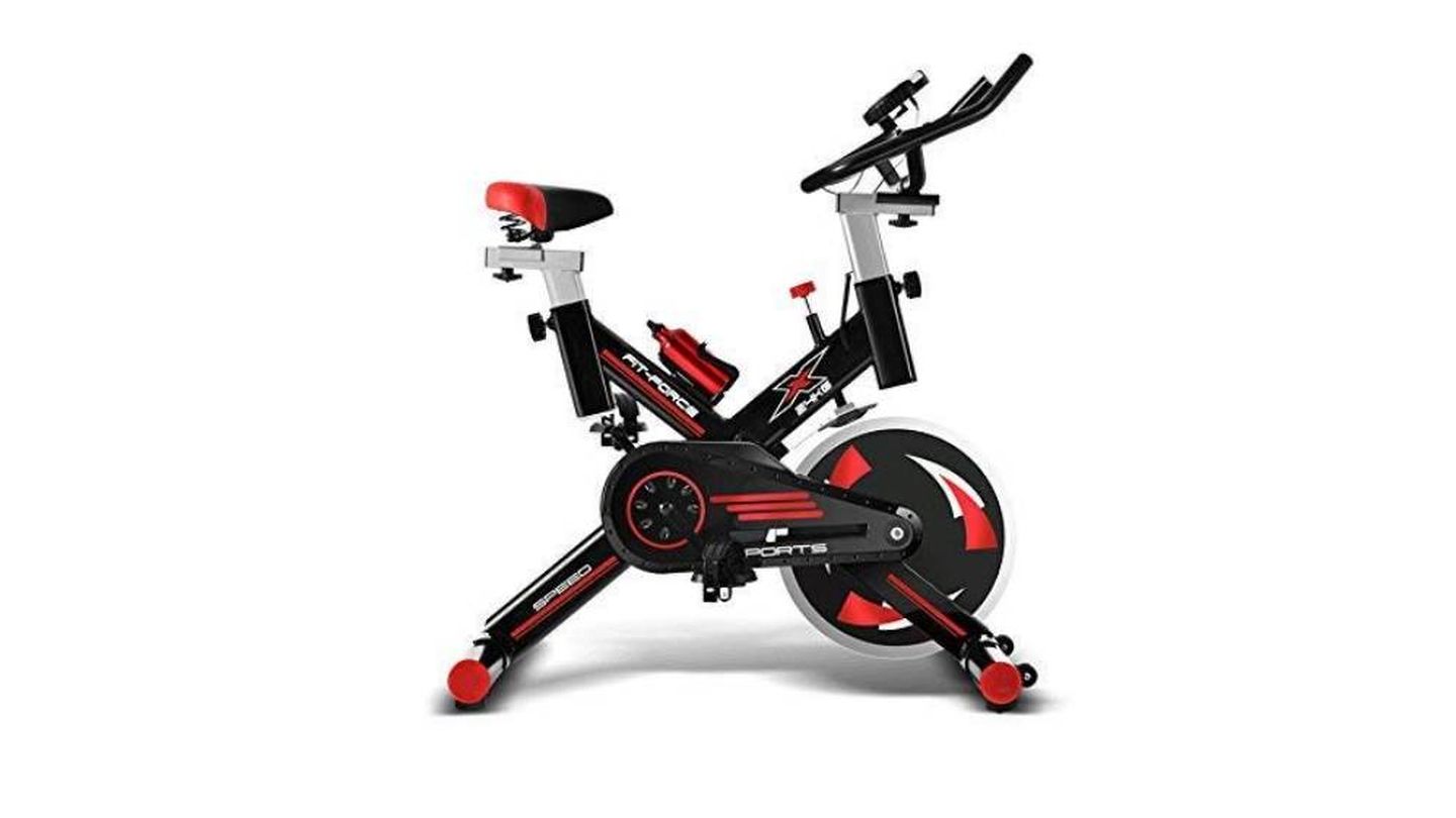 Bicicleta estática plegable portátil vertical con respaldo ajustable para  ciclismo, bicicleta estacionaria reclinada, entrenamiento en interiores