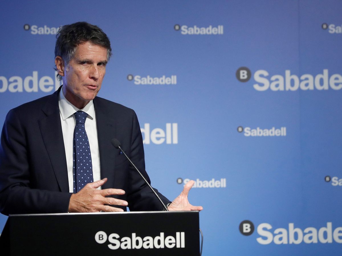 Foto: El consejero delegado del Banco Sabadell, Jaime Guardiola.