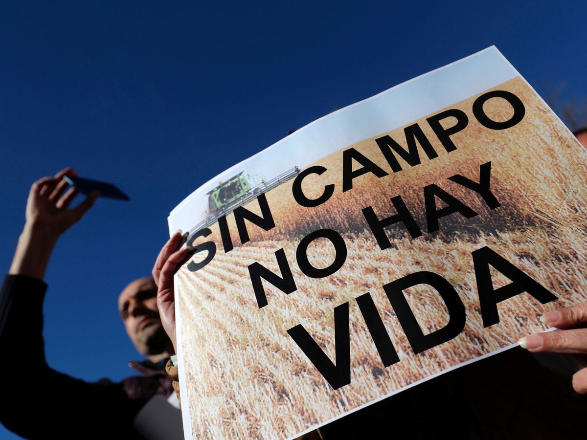 Foto: Protesta de agricultores y granjeros españoles (REUTERS/Susana Vera)