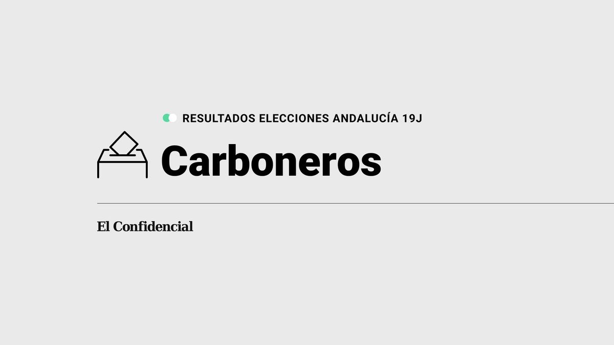 Resultados en Carboneros de elecciones Andalucía: el PSOE-A, partido con más votos
