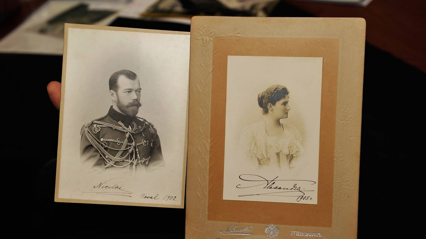  Nicolás II y la emperatriz Alexandra. (Getty)