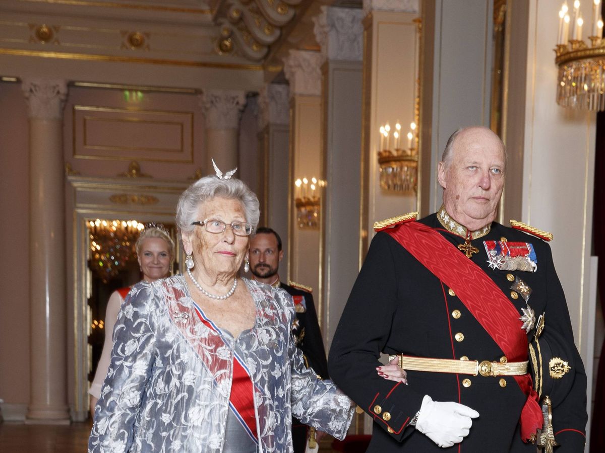 Foto: Harald y su hermana, la princesa Astrid. (Cordon Press) 