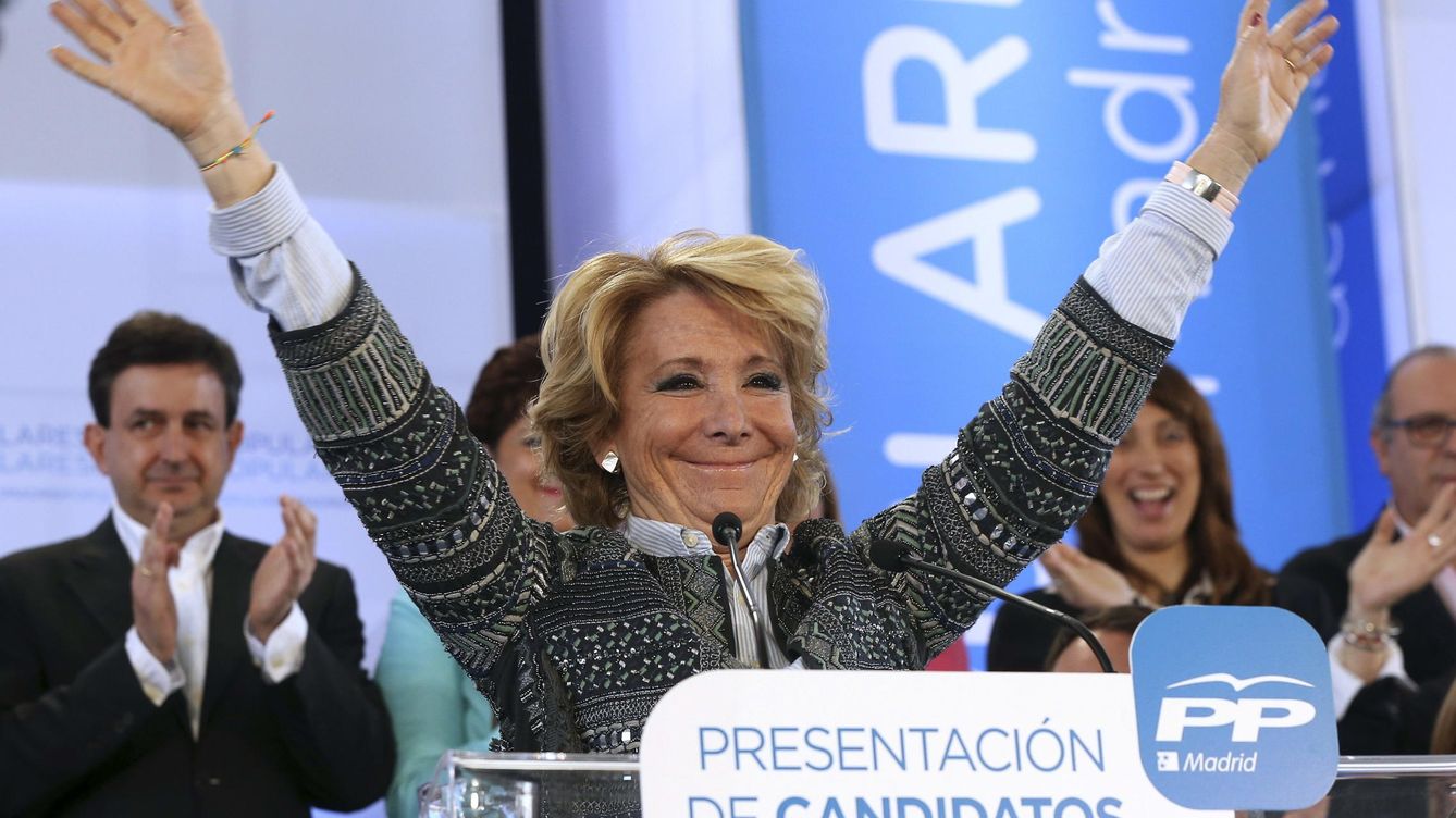 Foto: La presidenta del PP de Madrid, Esperanza Aguirre, 'cerebro' de estos test. (EFE)