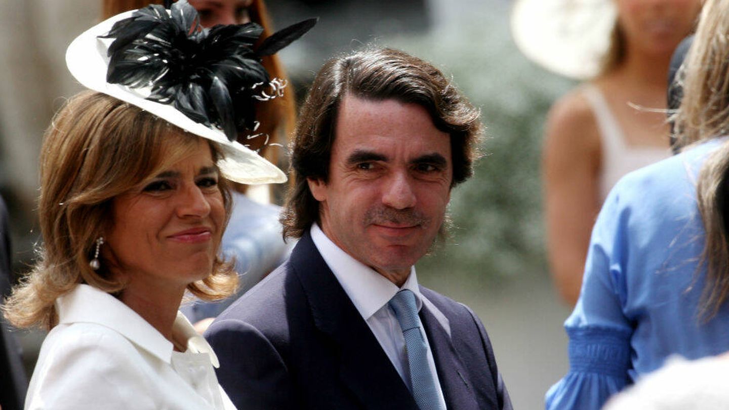 Aznar y Ana Botella. (Getty)