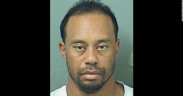 Foto: Imagen policial de Tiger Woods tras su arresto.