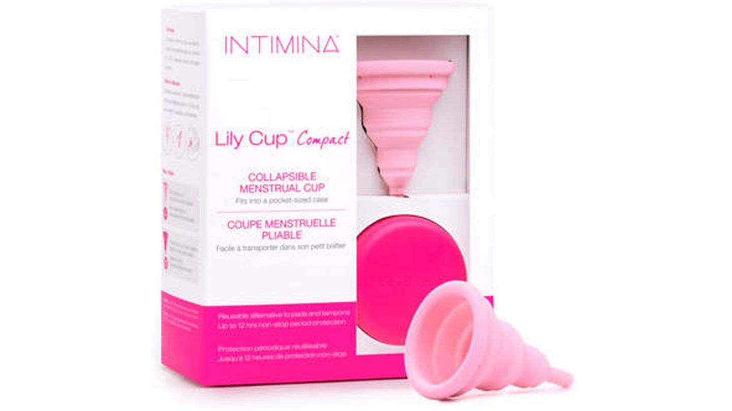 Copa menstrual de silicona extra suave Intimina