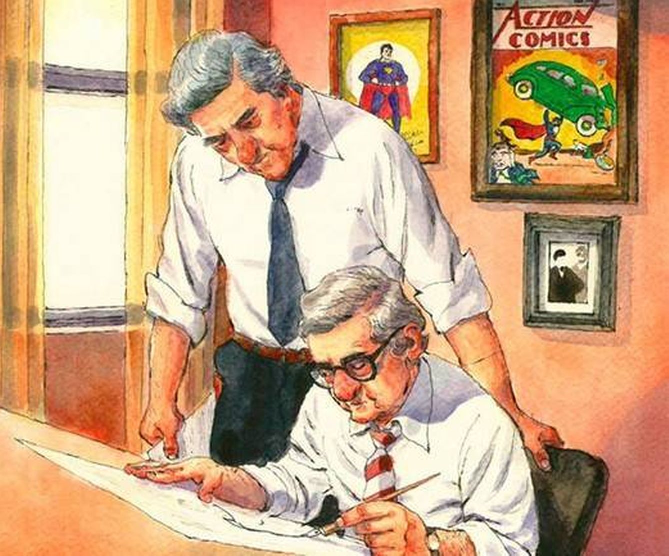 Jerry Siegel y Jose Shuster, ilustrados por Thomas Campi. 