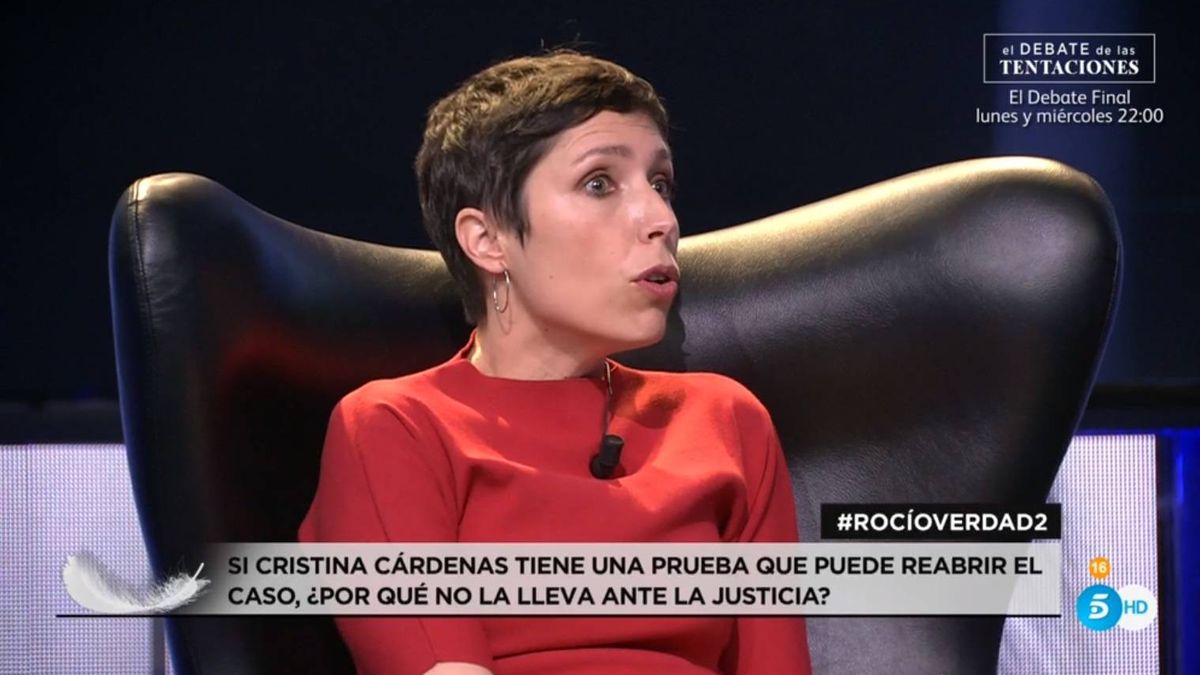 Marta Nebot: "Esto debería ayudar a reabrir el caso de Rocío Carrasco"