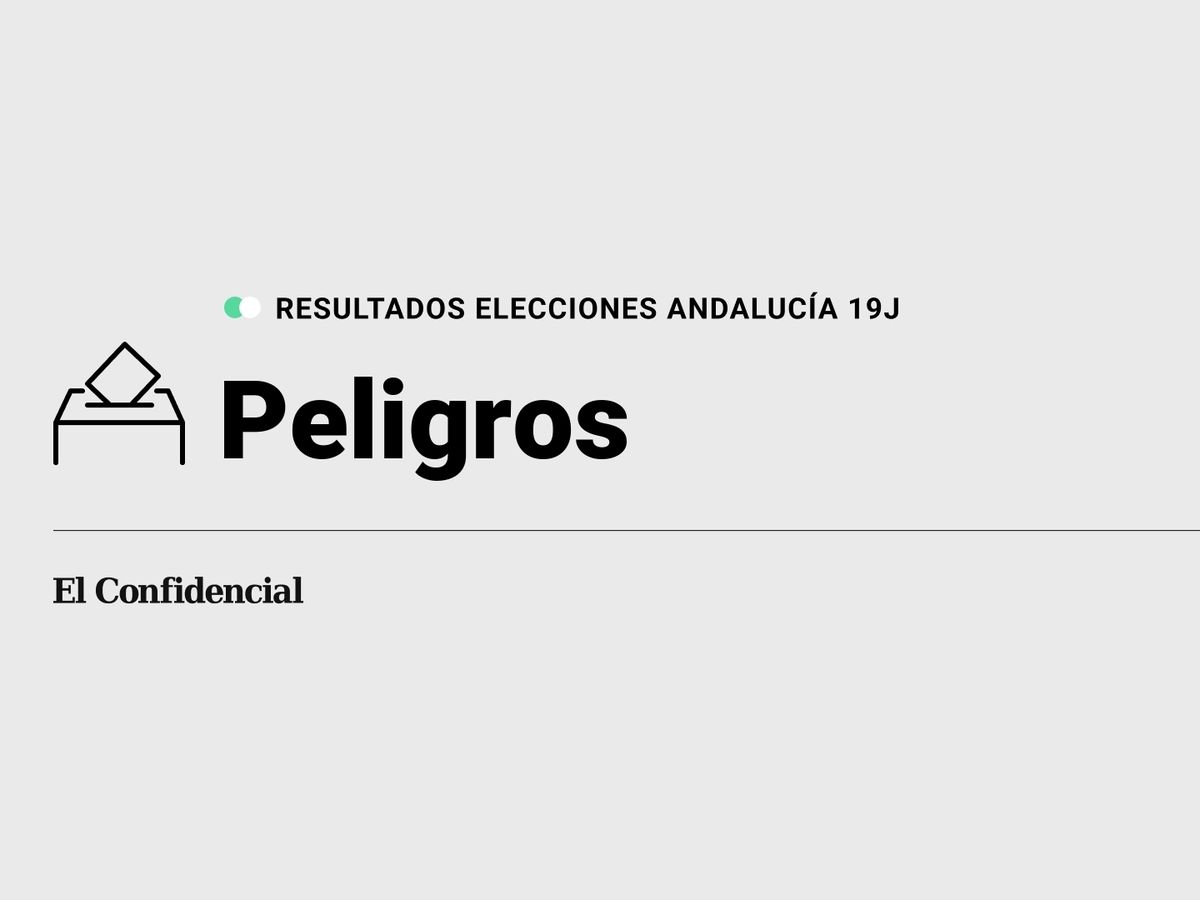 Foto: Resultados en Peligros, Granada, de las elecciones de Andalucía 2022 este 19-J (C.C./Diseño EC)