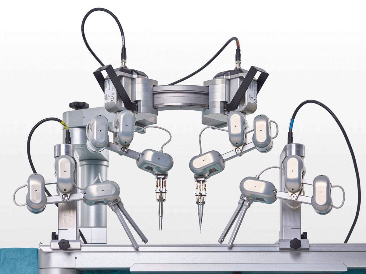 Foto: Musa, el robot para las supermicrocirugías. Foto: Microsure