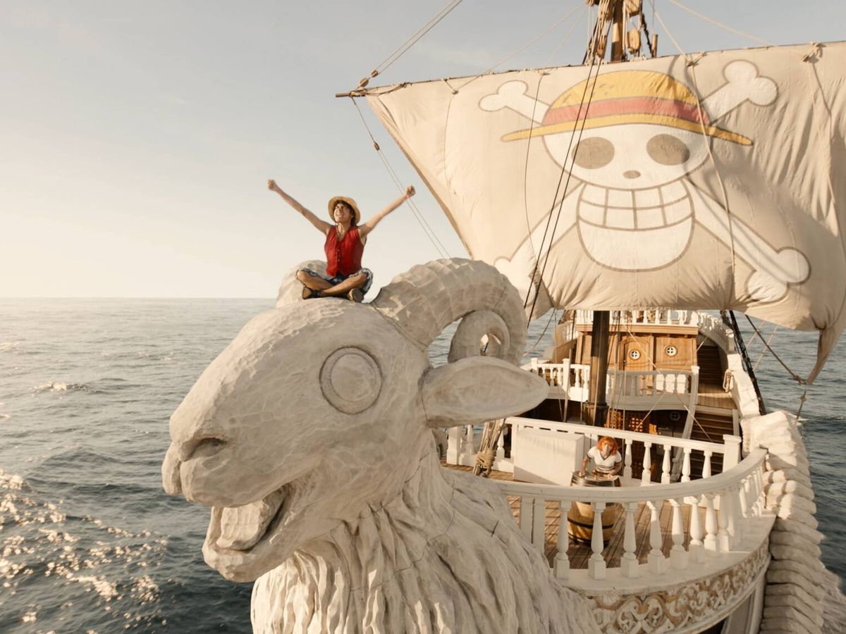 Foto: Luffy, en su barco pirata de la serie 'One Piece'. (Netflix)