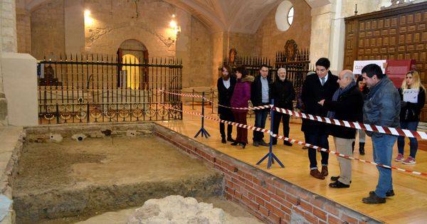 Foto: Restos arqueológicos hallados en la actual iglesia del Monasterio de San Zoilo de Carrión de los Condes (Palencia). (EFE)