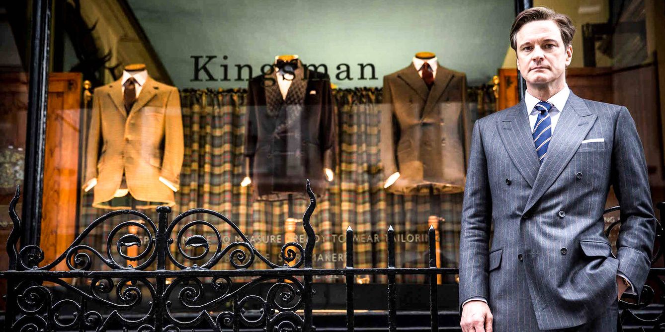 Colin Firth, protagonista de 'Kingsman: Servicio secreto' (2015).