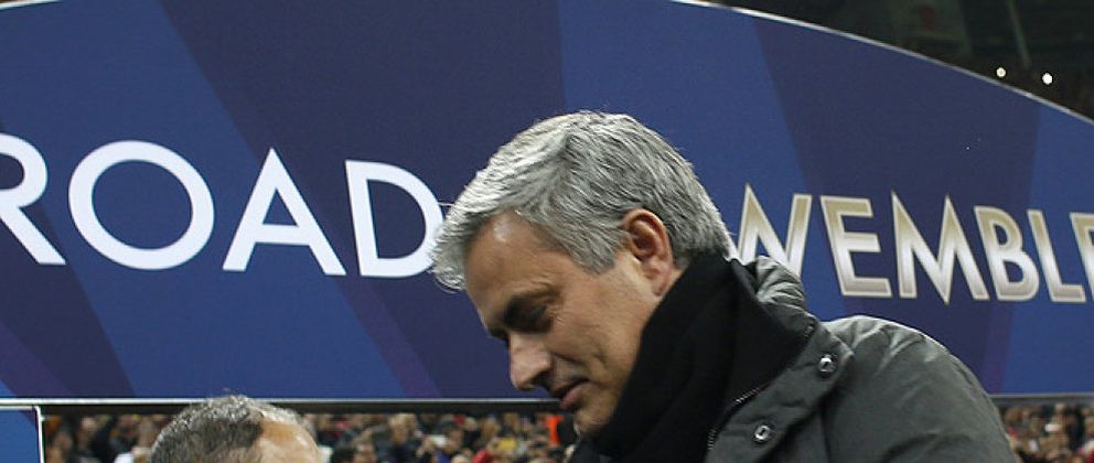 Foto: Mourinho siempre ha pasado de cuartos e iguala el récord de Ferguson