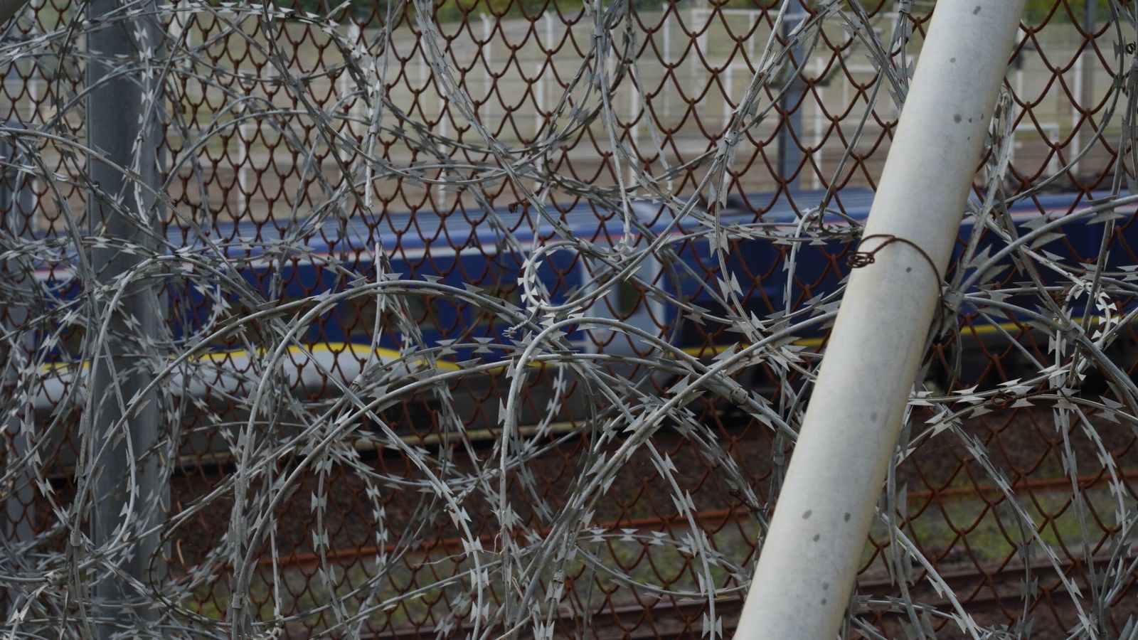 La valla antimigrantes en Calais, Francia. (PorCausa)
