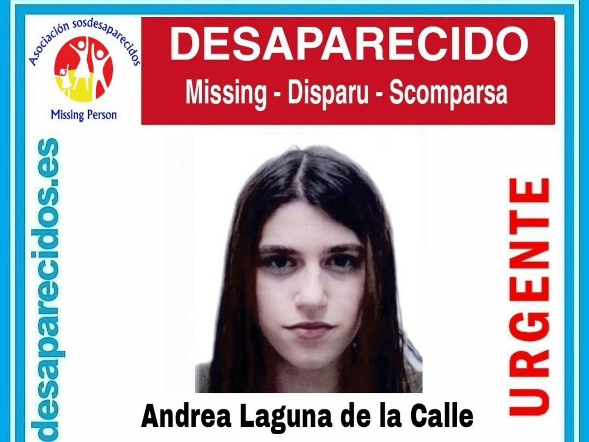 Foto: Imagen de la desaparecida Andrea Laguna de la Calle. (Guardia Civil)